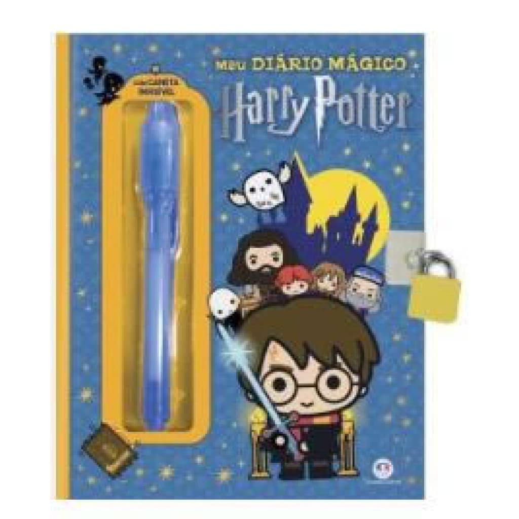 HARRY POTTER   MEU DIÁRIO MÁGICO COM CANETA ESPECIAL