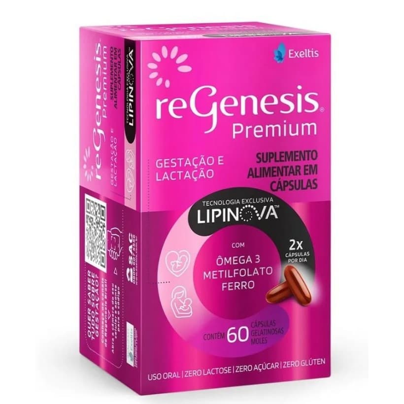 REGENESIS PREMIUM LIPINOVA C/60 CAPSULAS SUPLEMENTO ALIMENTAR