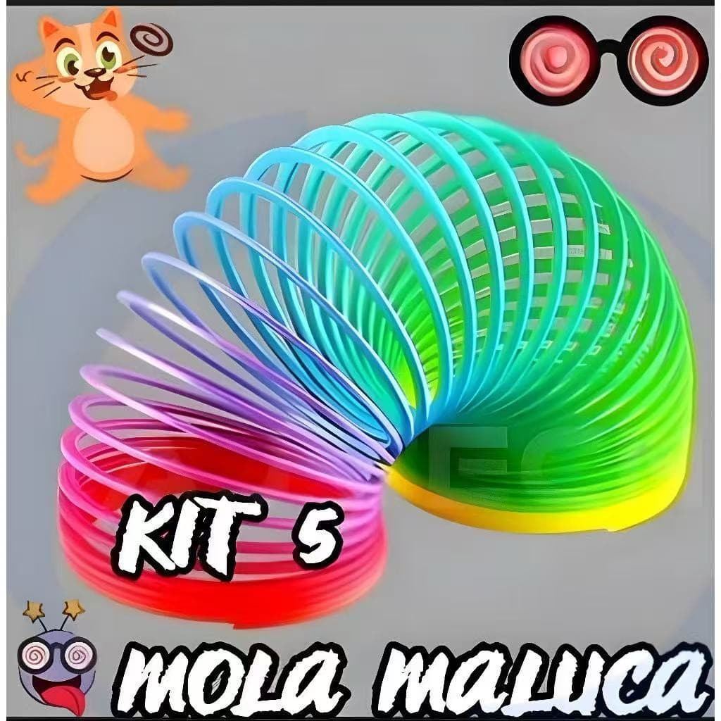 KIT6/12/24PCS Molas Maluca Colorida Lembrancinha Festa Brinquedo Diversão