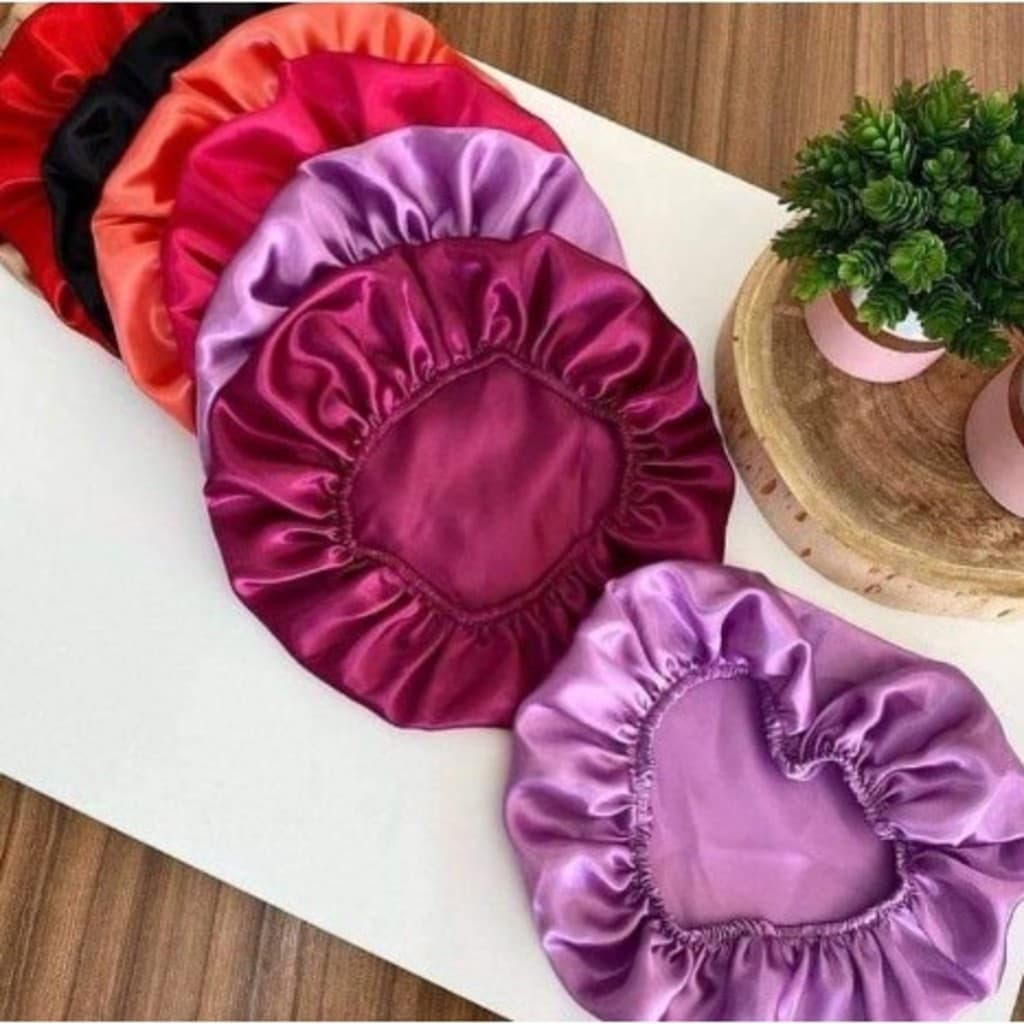 INLIS ANA KIT 36 pcs Touca de Cetim Antifrizz Touca de Banho de Cetim