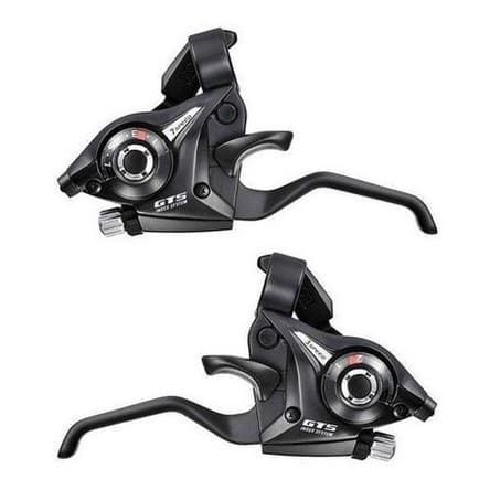 KIT ALAVANCA RAPID FIRE GTS-TEC 21V CORPO 100% ALUMÍNIO 3X7 MANETE INTEGRADA RESISTENTE