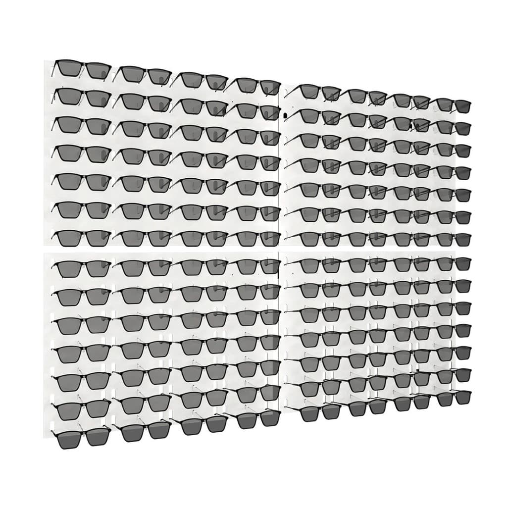 Expositor de parede para 112 óculos Mazzeo Expositores ME285G7