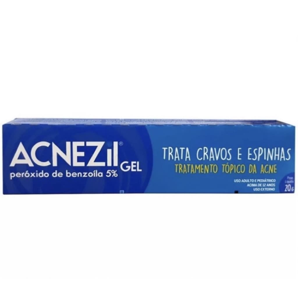 Acnezil Gel Cimed 5% 20g Trata Espinhas E Cravos