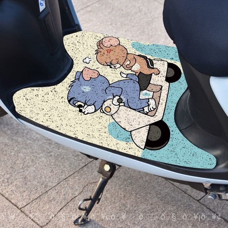 Novo Almofada de Pé para Scooter Elétrica Universal Almofada de Pedal de Scooter à Prova d'Água Tapete de Pé Bonito Cart