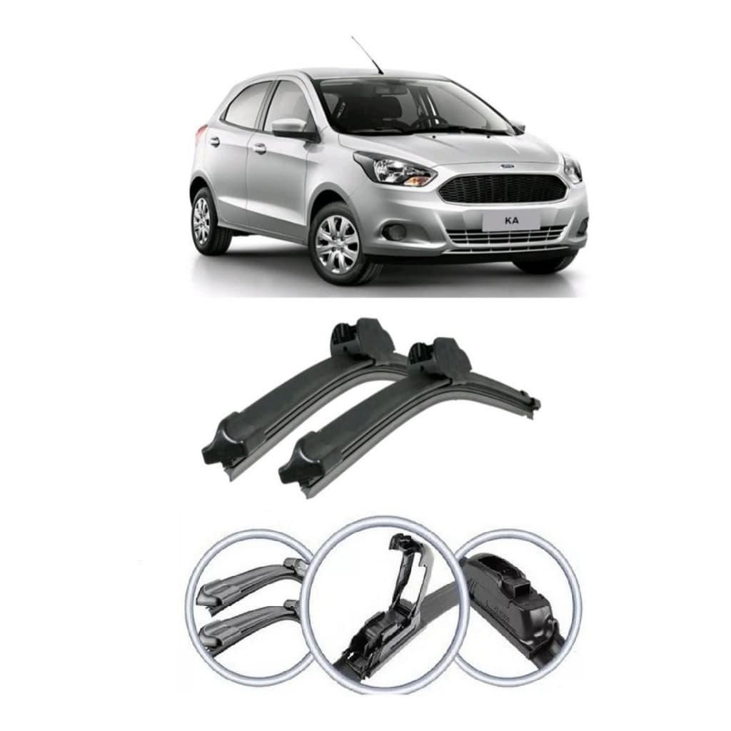 Par De Palheta Limpador Parabrisa Ford Ka Novo 2014 A 2021