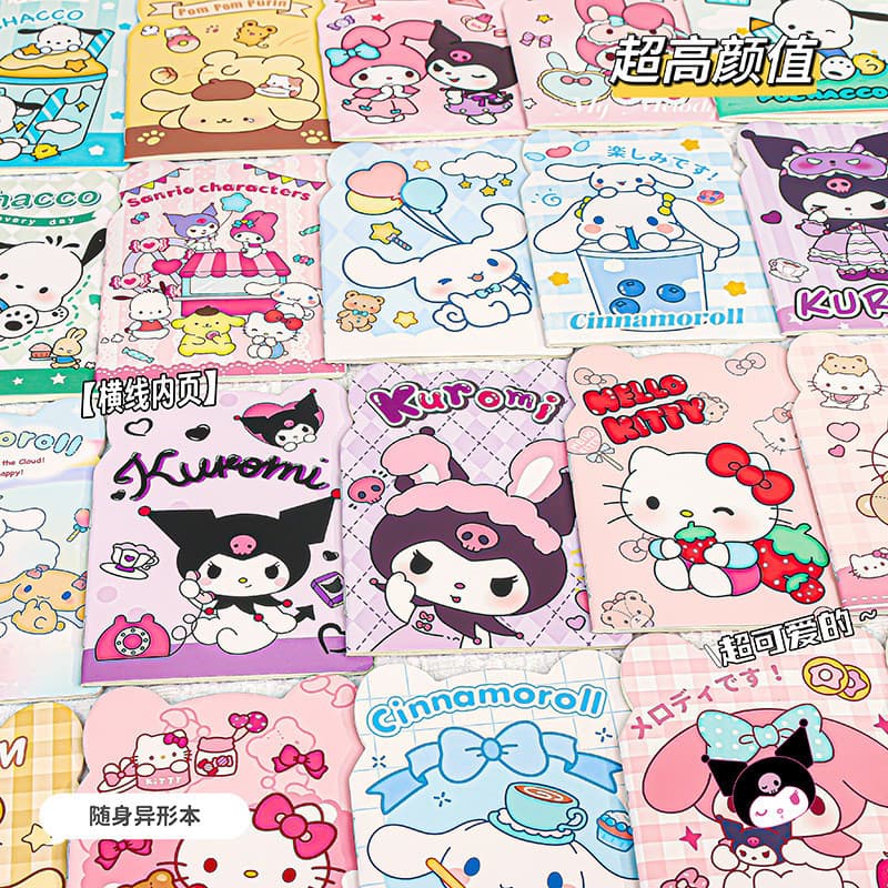Sanrio Little Notebook Cartoon Caderno De Anotações Alienígenas Para Crianças