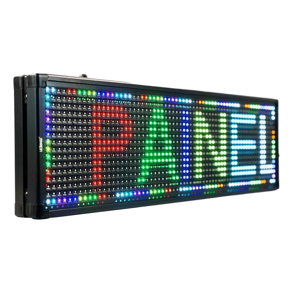 Letreiro Painel Led Interno Bivolt Usb 70x20cm