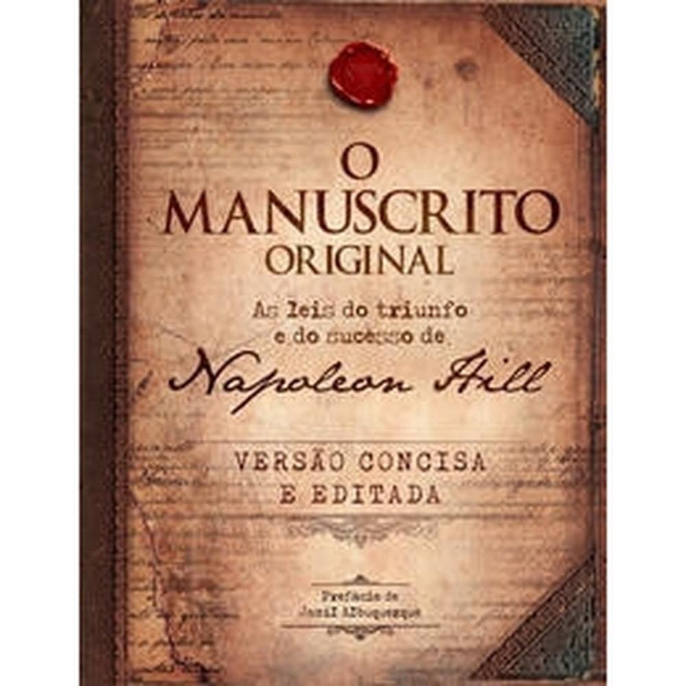 O manuscrito original - livro de bolso - Livro novo PS
