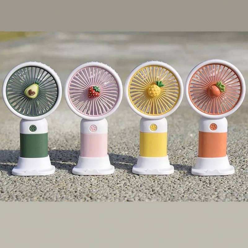 Mini Ventilador Portátil de Mão e Mesa USB Recarregável LE-5710