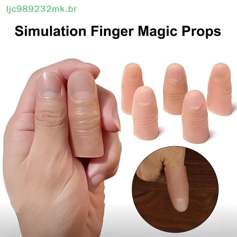 [MYBR] Membros Próteses Dedos Falsos Berços Simulados Cortadas Luvas De Silicone Desaparecem Para Jogar Adereços Mágicos
