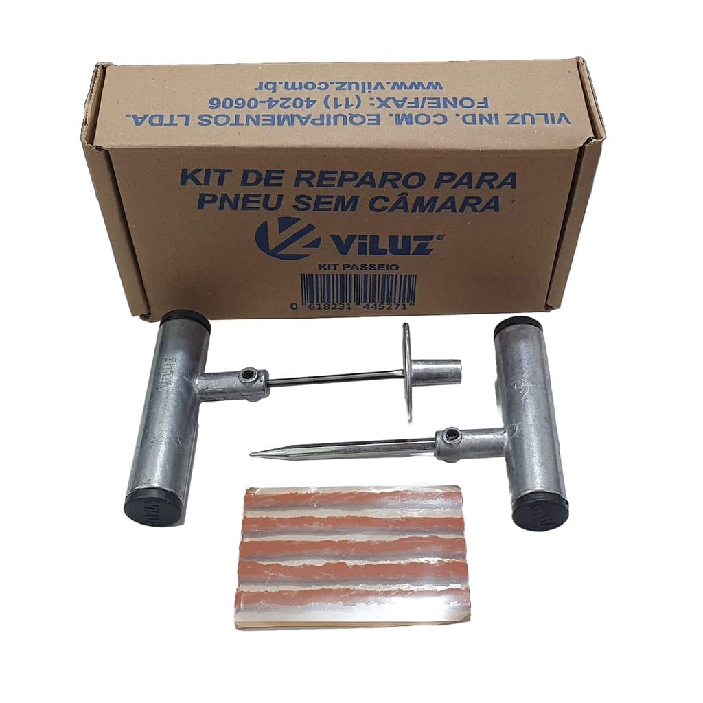 Kit Conserto Sem Camara Viluz Profissional Com 05 Refil - P/ Linha Leve Passeio