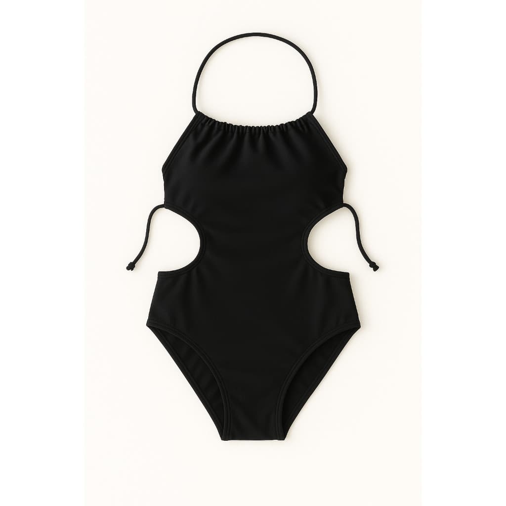 Maiô Biquíni Infantil Bebê Menina Juvenil Feminino Frente Única Moda Praia Natação Liso Suplex Premium Proteção UV50+