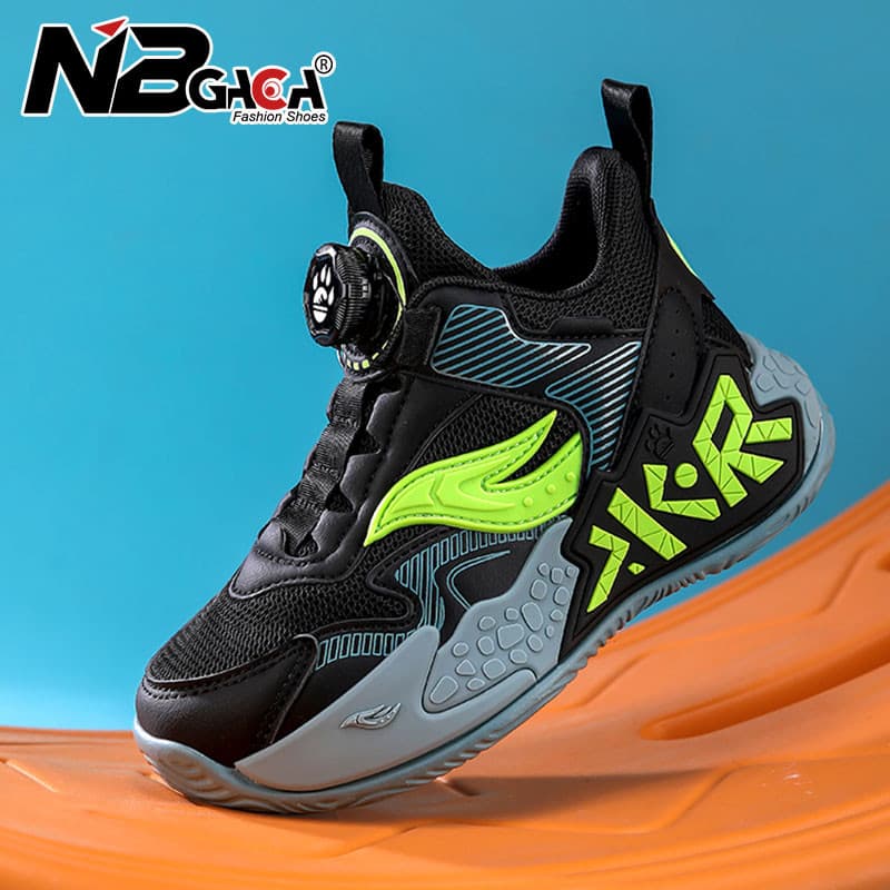 Tênis De Basquete Infantil Para Meninos E Meninas Da Moda Antiderrapante Resistente Ao Desgaste Treinamento Profissional