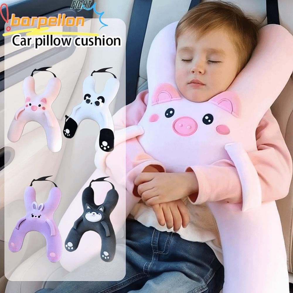 Almofada De Dormir Infantil BARPELLON , Encosto De Cabeça Removível De Carro De Desenho Animado , Travesseiro Confortáve