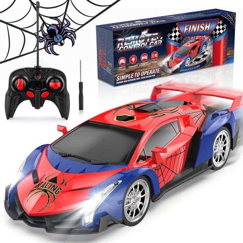Grande 1/14 RC Spider Man Drift Racing Car Toy Sports Modelos De Carros De Alta Velocidade Kereta Kontrol Controle Remoto Carro 4 Canais Brinquedos Para