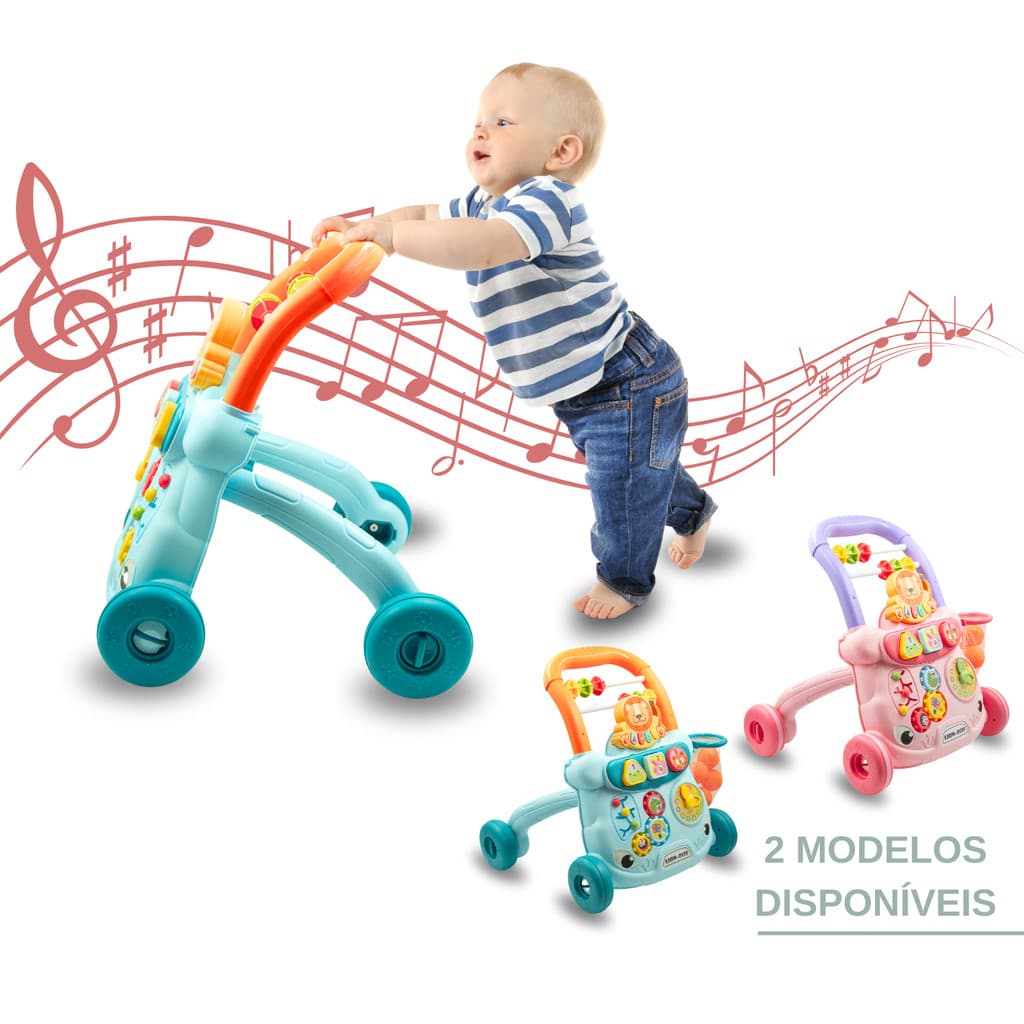 Andador de bebê infantil didático atividades recreativas Centro De Atividades Brinquedo Musical