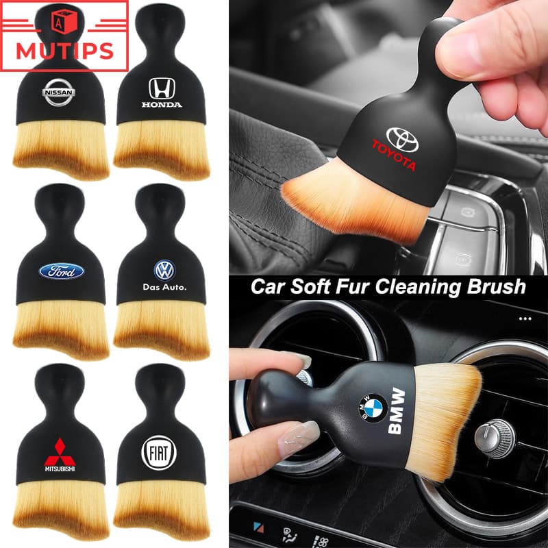 1PC Escova De Limpeza De Ar Condicionado Carro Escovas De Remoção De Poeira Para Air Outlet Gap Dust Removal Tool Acessórios De Interior