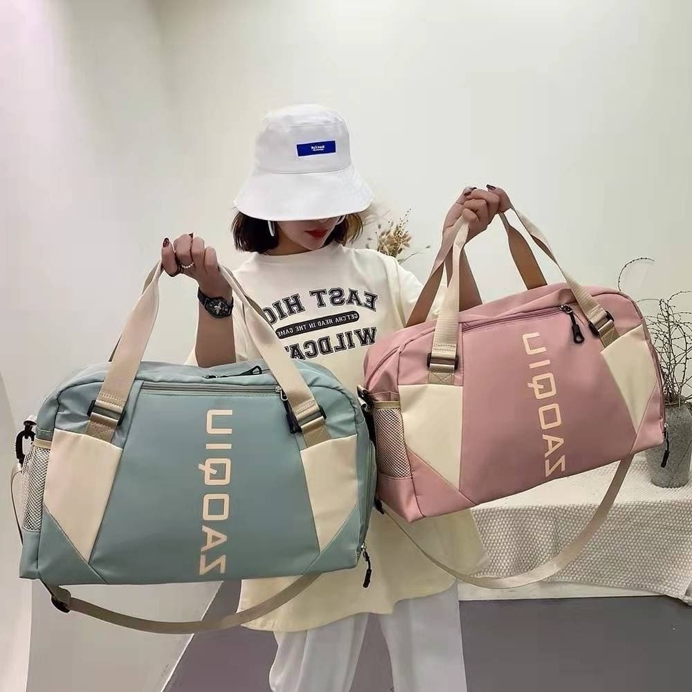 Bolsa Grande De Viagem Sport Com Bolso Impermeável Alça Lateral 30L Capacidade Multifuncional