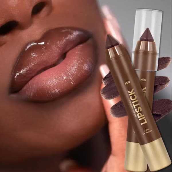 FIT COLORS Caneta Delineadora Labial De Ponta Fina Névoa Macia Matte Lip Crayon Sexy Marrom Vermelho Batom Lápis Contour