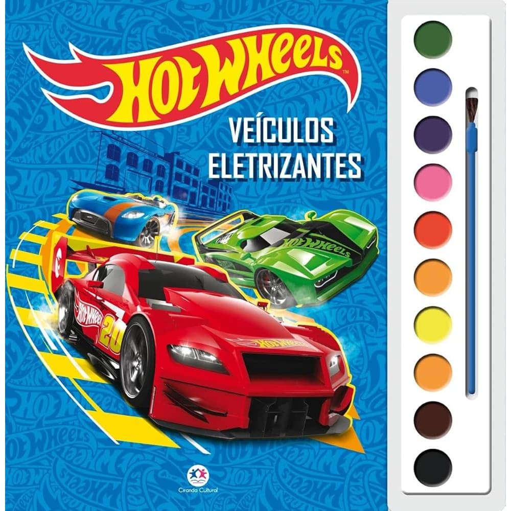 Hot Wheels - Veículos Eletrizantes, De Cultural, Ciranda. Livro Com Aquarela. Em Português, 2022