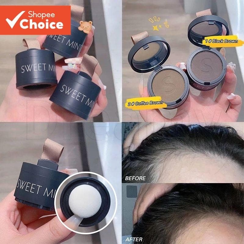Preenchimento De Corretivo De Couro Cabeludo Em Pó Para Contorno De Linha Fina-De Sombra À Prova D'água , De Suor E Aces