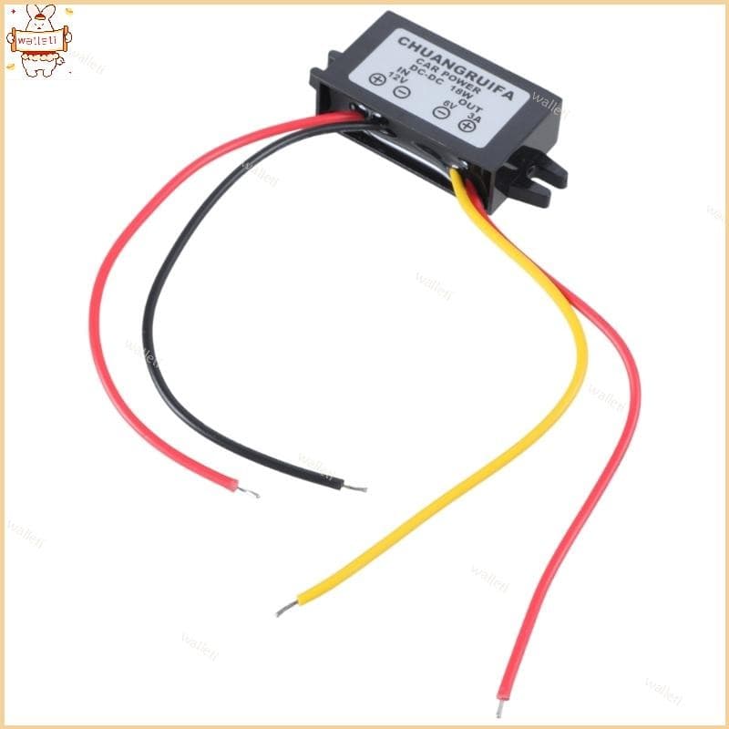 Conversor À Prova D 12V Step Down Para 6V 18W Max 3A Fonte Alimentação N