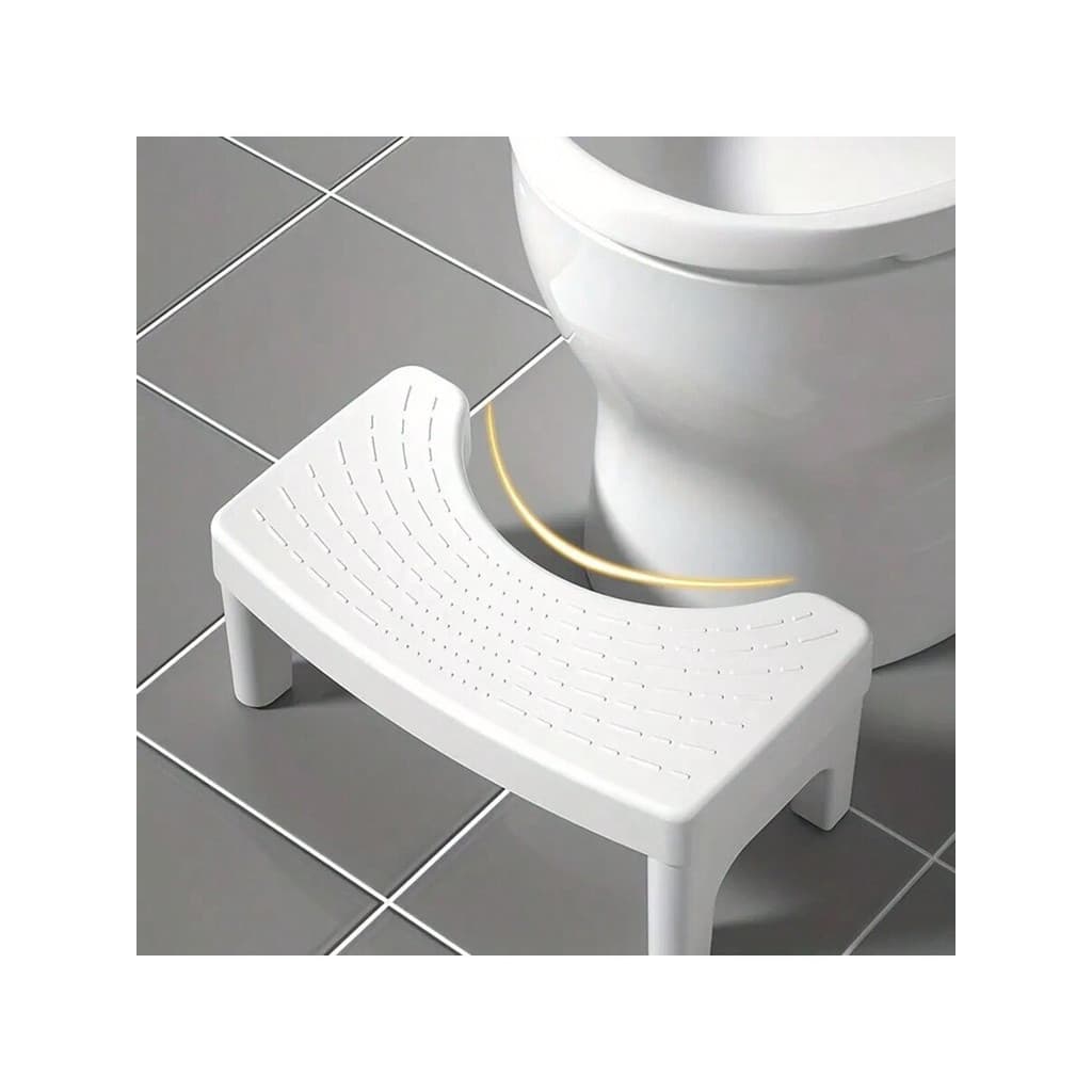 Banquinho De Cócoras Apoio Para Pés Vaso Sanitário Privada