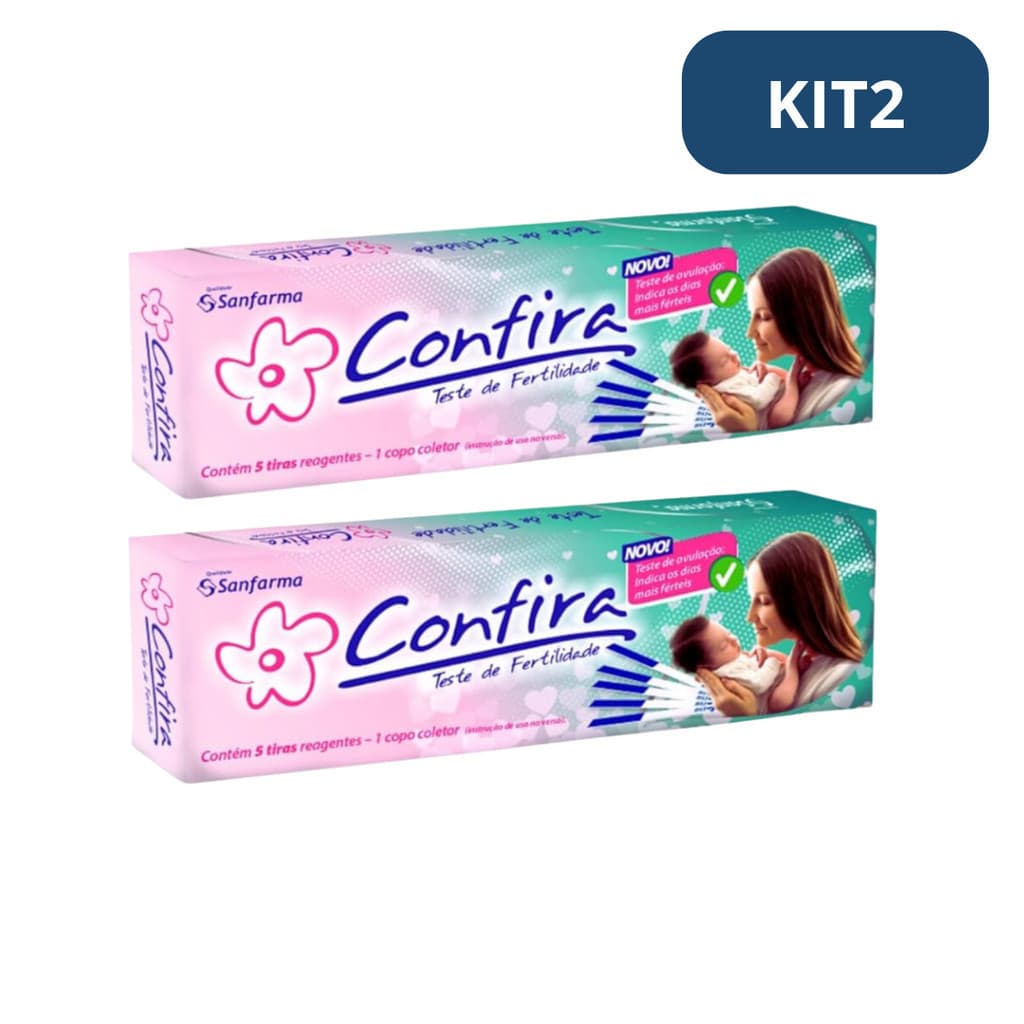 Kit 2 Teste De Ovulação Fertilidade Confira 10 Tiras Reagente