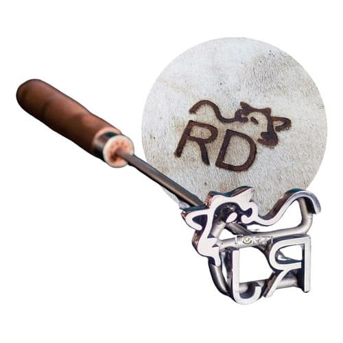 Marcador Em Inox Boi Gado Cavalo Pecuaria - Personalizado 