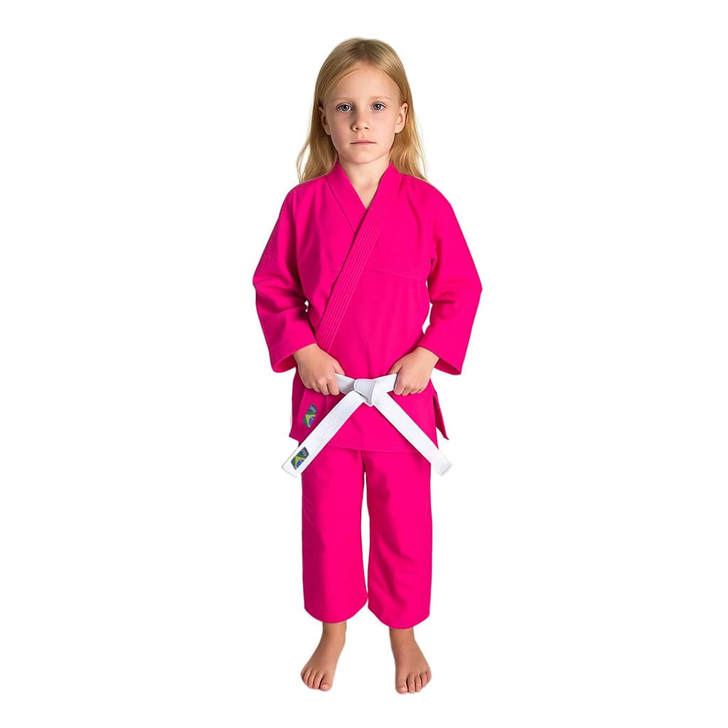 Kimono Infantil Judô/Jiu-Jitsu com Faixa Grátis | Ideal para Iniciantes e Crianças Confortável e Resistente Premium