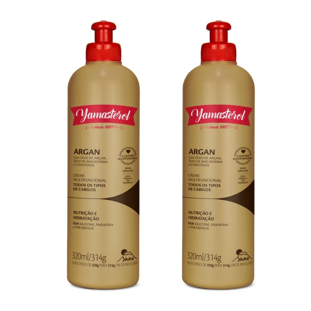 Kit 2 Yamamásterol Argan 320ml Yamá