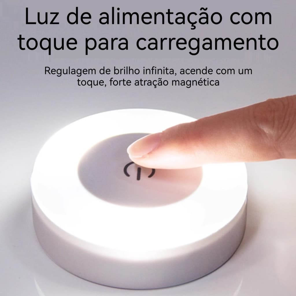 Mini luz noturna LED Sensível Ao Toque USB recarregável luz de Cabeceira Luz de atmosfera variável de três cores