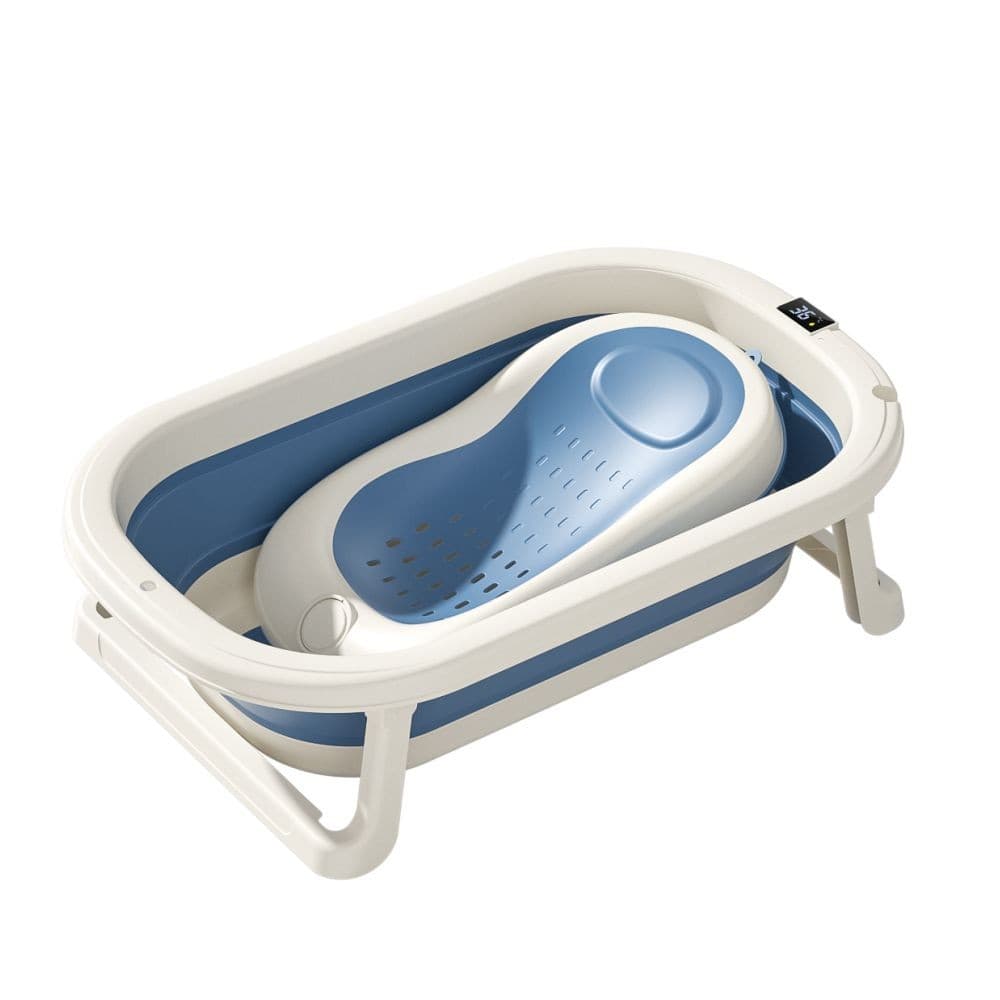 Banheira De Bebê Vesi Pequena 28 L | Dobrável com Termômetro