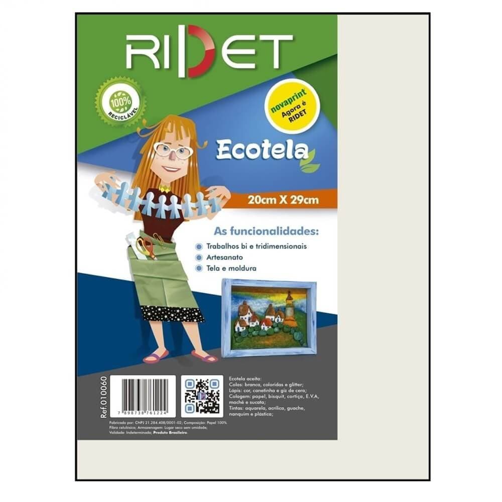 Ecotela 20x29cm Tela Artistica Para Pintura - Ridet Novaprint