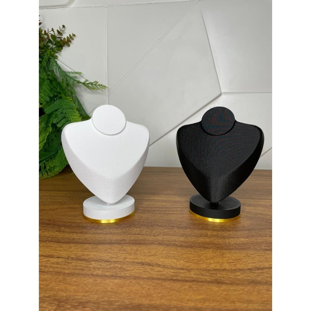 Busto Expositor de Joias Realce - 16,5cm de Altura x 12cm Largura