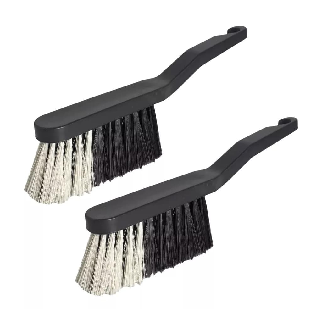 Kit 2 Unidades Escova ESPANADEIRA Mesa Cerdas Macias Para Farelos Pelos Pó Poeira Terra Teclados Estofados Veículos