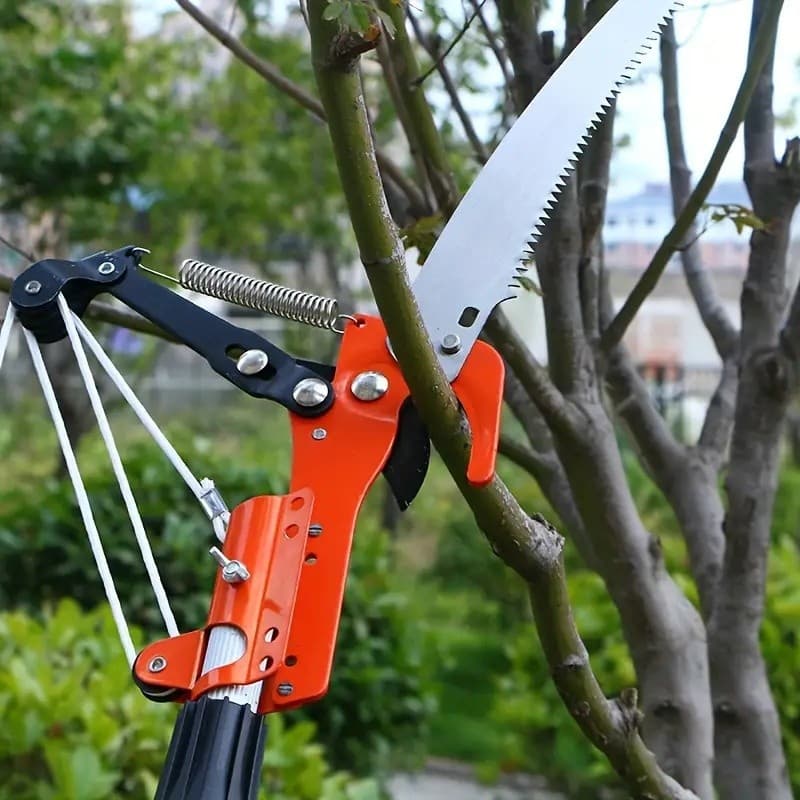 Serrote Podador Profissional De Galho Alto 2 Em 1 Poda Com Serrote Podador de Galhos