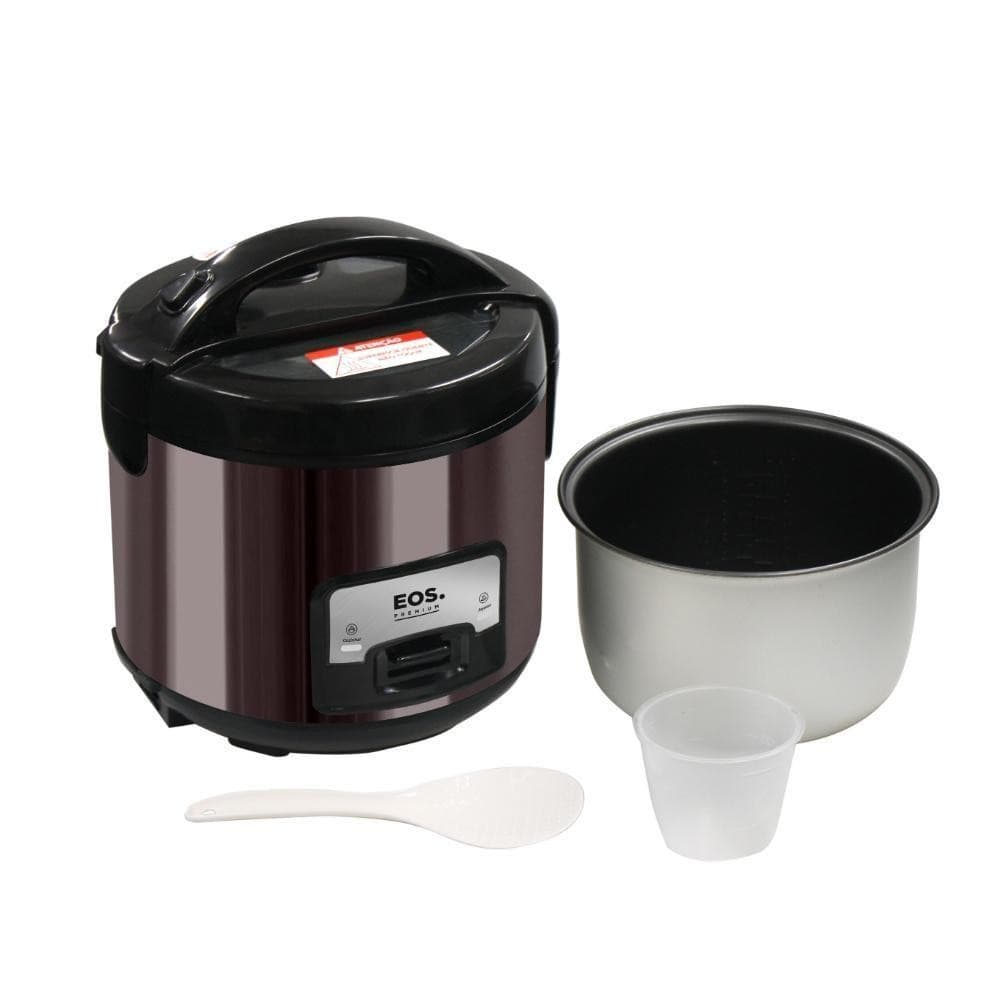 Panela Elétrica Arroz 10 Xícaras Titanium Preta Tampa Vidro Clearglas Epa10pt 127v - Eos 127v