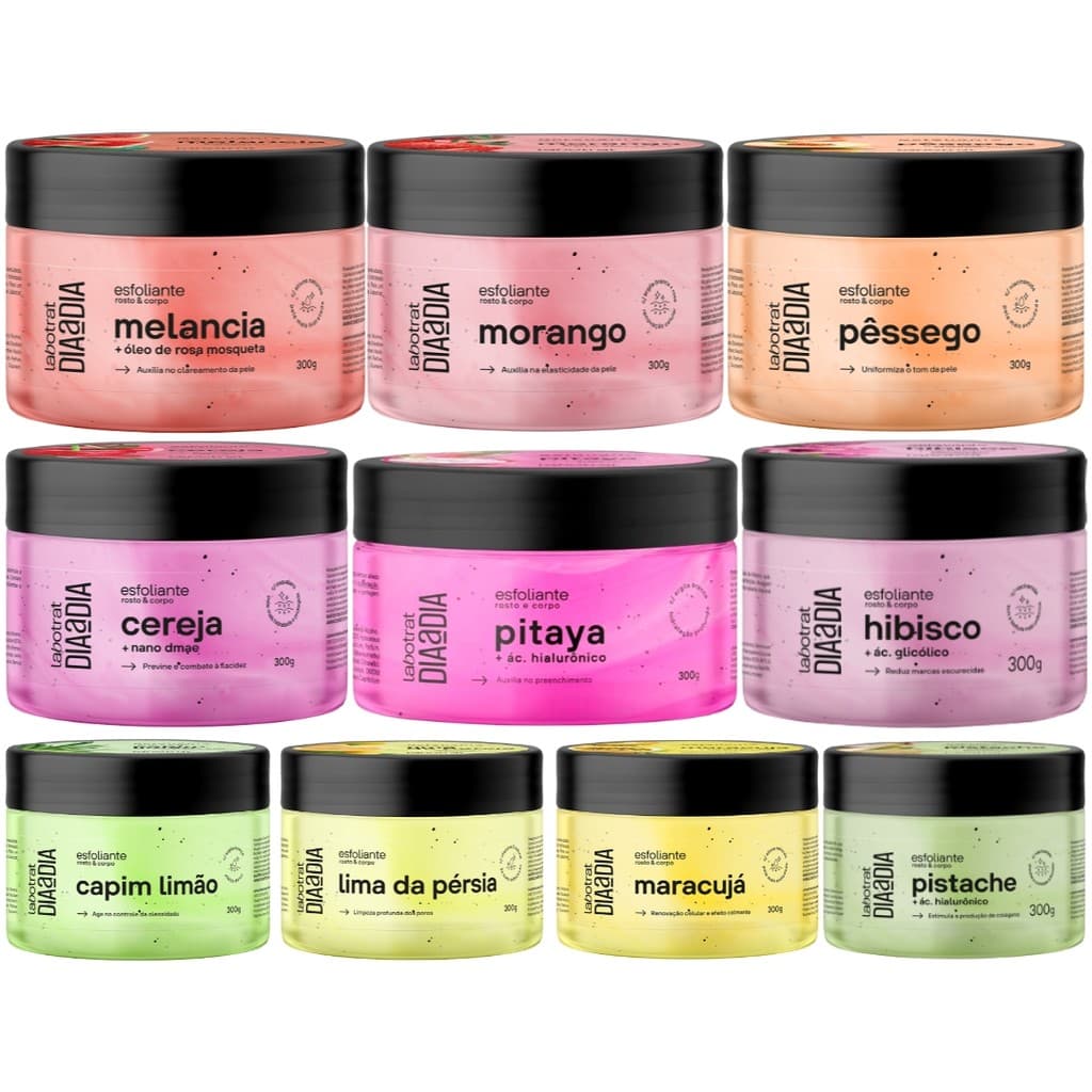Esfoliante Labotrat Corporal E Facial Banho Dia A Dia Pele Perfumada 300g – Escolha