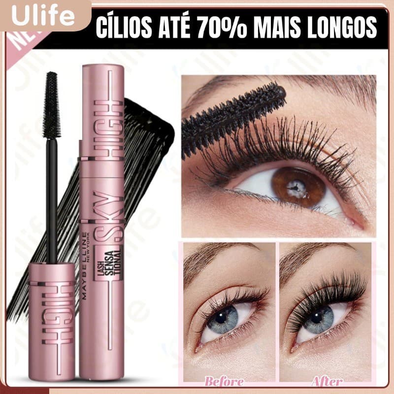Máscara De Maquiagem Cílios DIAONI Sky High Máscara rímel longo Curling Natural subindo-UF