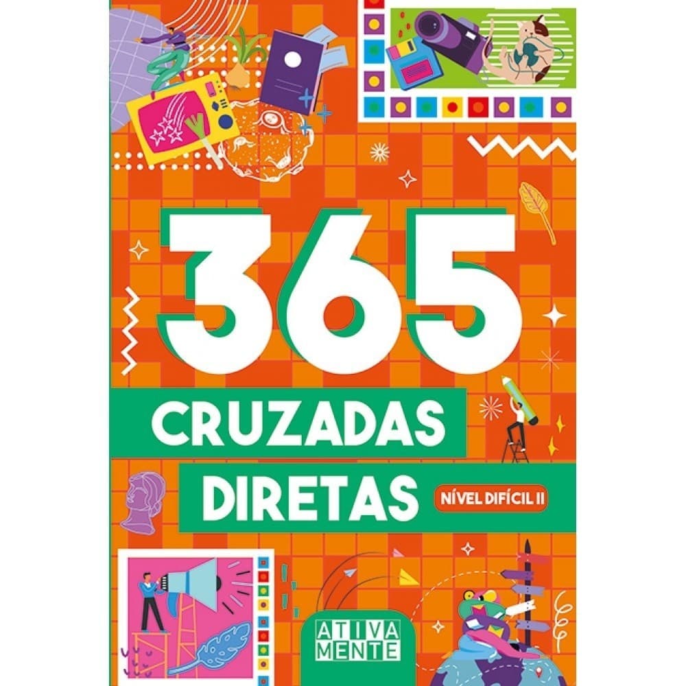 Livro 365 cruzadas diretas  - nível difícil II
