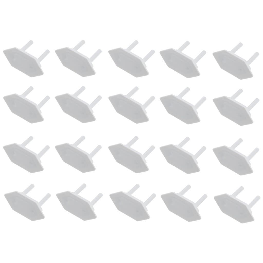 Kit 20 Protetor de Tomada Bebê Contra Choque Elétrico