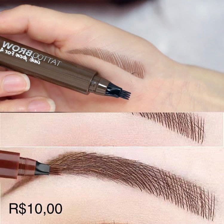 Caneta Sobrancelha Barba À Prova D 'água fio a fio Microblanding Natal