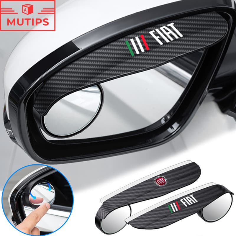 2 Unidades/Conjunto Fiat Espelho Retrovisor Do Carro Chuva Sobrancelha Viseira Ponto Cego Capa De Para Strada Argo Mobi 