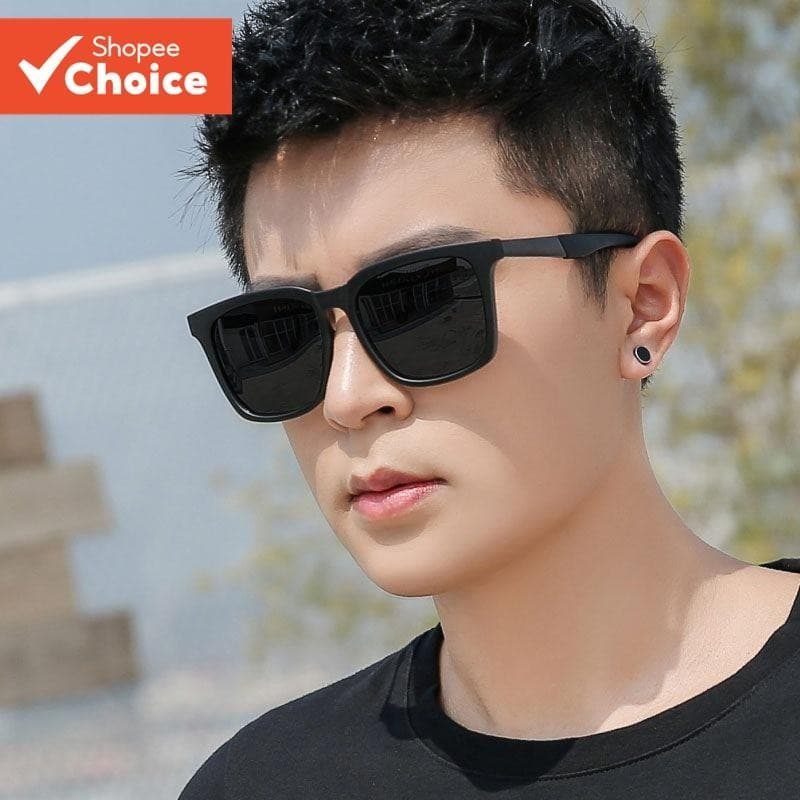 Óculos De Sol Coreanos UV400 Mercury Lens Eyewear Para Homens Dirigindo Elegantes Da Moda