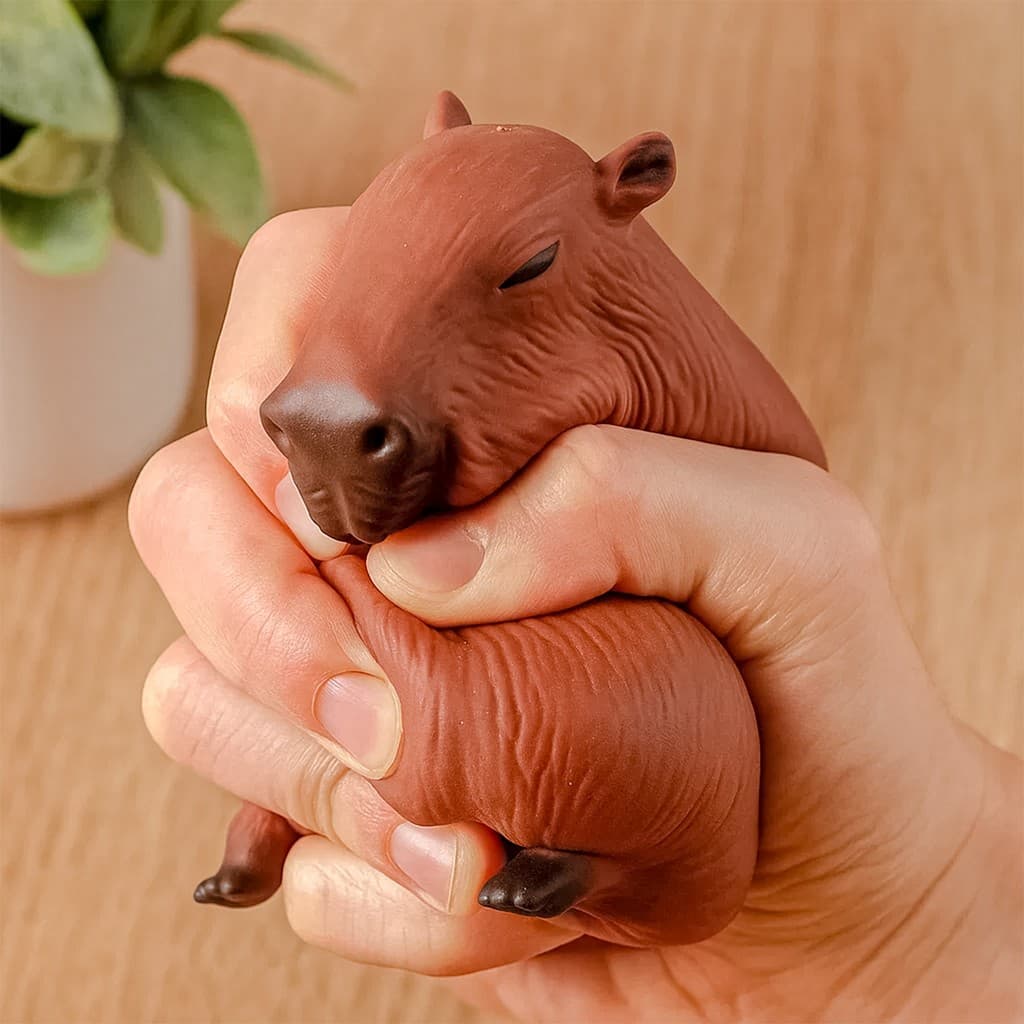 Brinquedo Capivara Divertida 12 Cm Macia Sensorial Squishy Infantil Estica Puxa Esmaga

 Dm Toys