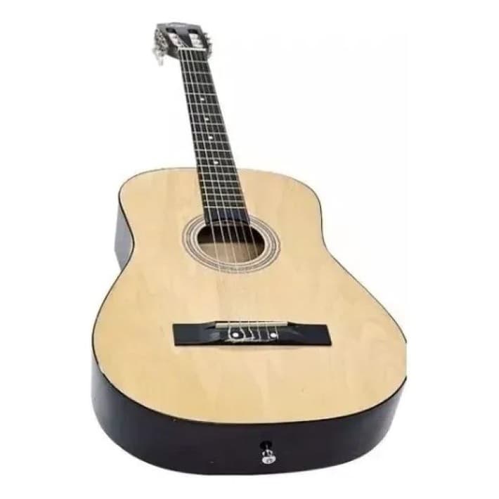 Violão Estudante Acustico Mxt Clássico Nylon 38 Bk - Preto ou Natural - Natural