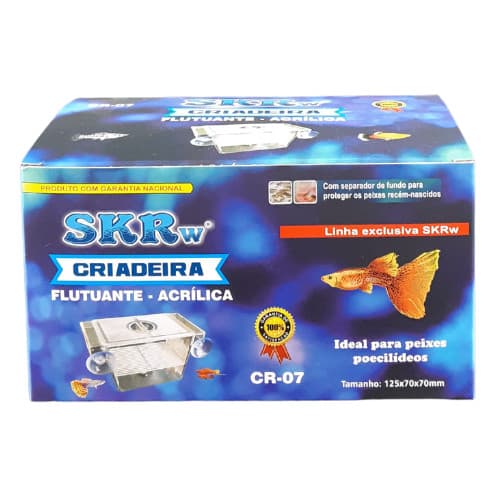 CRIADEIRA FLUTUANT SKRw ACRILICA CR-07 12X7X7 MINI