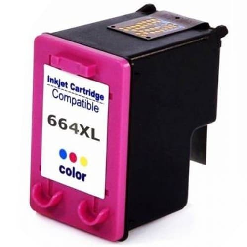 CARTUCHO DE TINTA 664XL F6V30A F6V30AB COLORIDO PARA HP 1115 2135 3635