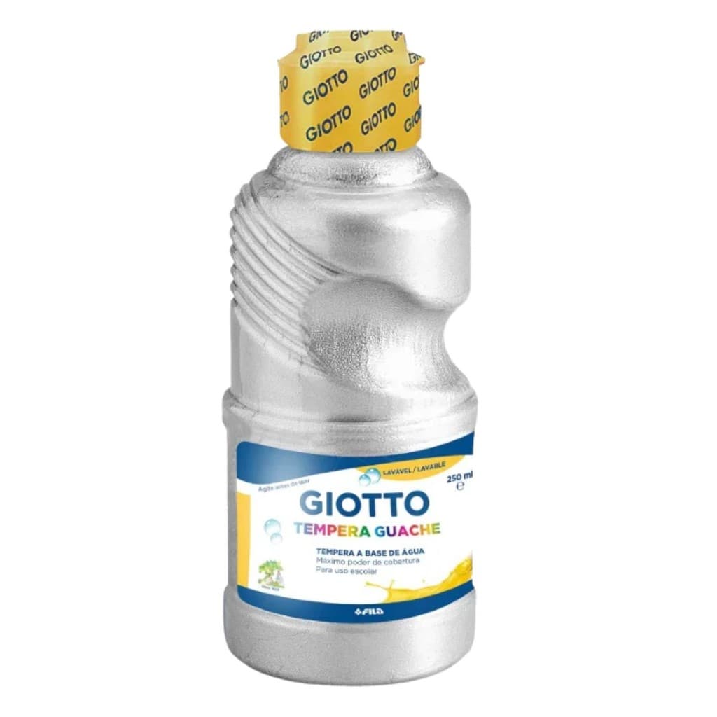 Tinta Tempera Guache Metálica Garrafa 250ml - Giotto